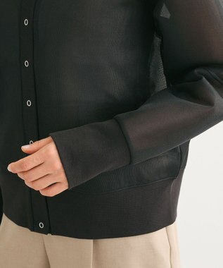 Green Parks シアーダンボールブルゾン Black