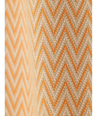 earth music&ecology シェブロン柄タイトスカート Orange