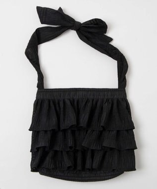 WEGO フリルショルダー ブラック