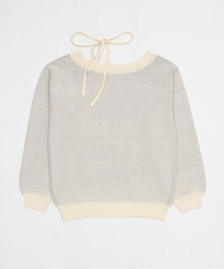 WEGO 2WAYショルダーリボンニット ホワイト