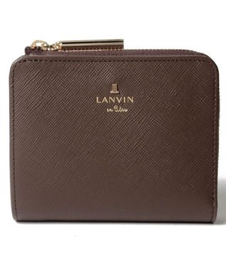 LANVIN en Bleu リュクサンブール　2つ折り財布　Lファスナー