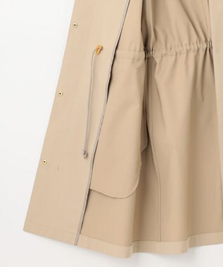 J.PRESS LADIES S 【洗える】 ソロテックスドライツイル ノーカラー コート ベージュ系