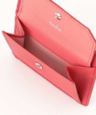 airlist 【ミニマム・本革】ミニ財布　Stella　ステラ チェリー×コーラル