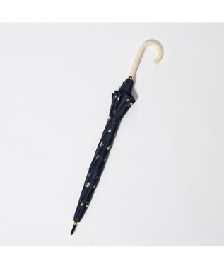 UNBILLION cache nez / 小花ドットプリントショートパラソル ネイビー