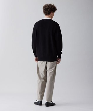 UNFILO MENS イージーケア ニットカーディガン [23年春夏商品] ブラック