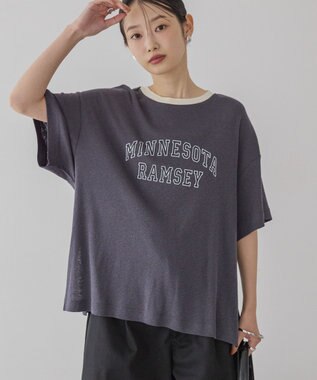 AMERICAN HOLIC ロゴ入りヴィンテージ半袖プルオーバー