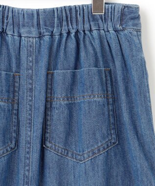 J.PRESS YORK STREET 【WOMEN】ソフトデニムスカート ダルブルー系