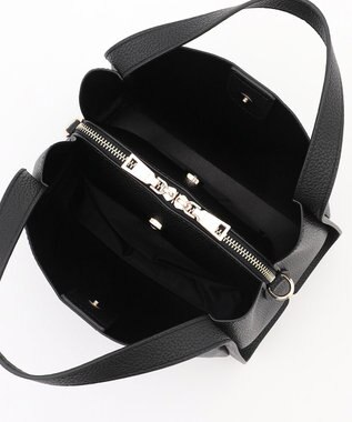 LA BAGAGERIE ソフトシュリンク2WAYハンドバッグ small ブラック