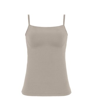 BRADELIS New York 【BRADELIS Me / ノンワイヤー】デイリーコンフォートブラトップ 補正下着 カップ付き ブラトップ ダークグレージュ