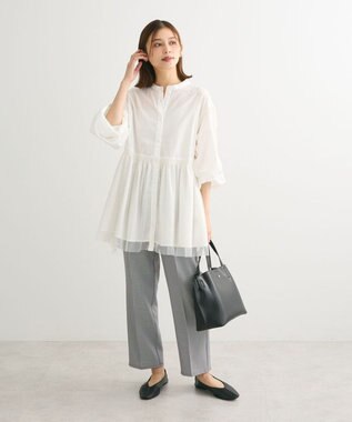 Green Parks きれいシルエットパンツ（テーパード／柄） Gunclub Check