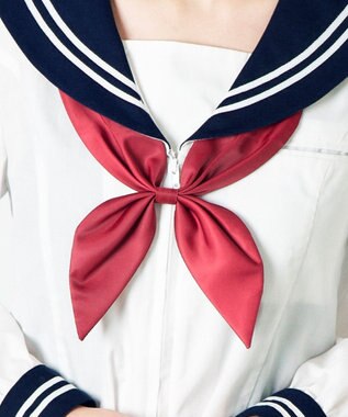 WEGO 【SCHOOLITEM】スクールセーラーリボン ワイン