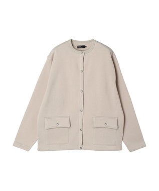 CRAFT STANDARD BOUTIQUE ニットフリースカーディガン Ivory