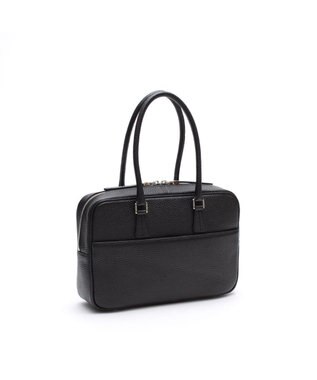A.D.M.J. 牛革 ボストンバッグ 28cm※SILVER金具 SHIKKOKU