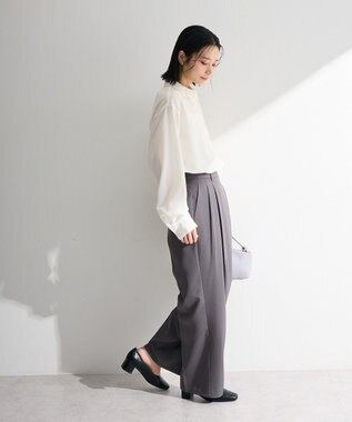 Green Parks レイヤード風ＢＩＧシャツ Off White