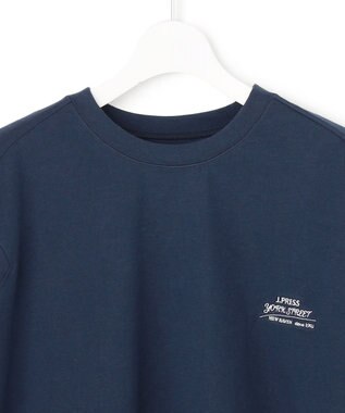 J.PRESS YORK STREET 【WOMEN】ポンチョシルエットTシャツ ネイビー系