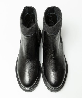 BONTRE 【LucaGrossi/ルカグロッシ】チェルシータンクソールブーツ ブラック