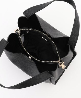 LA BAGAGERIE ソフトシュリンク2WAYハンドバッグ small ブラック
