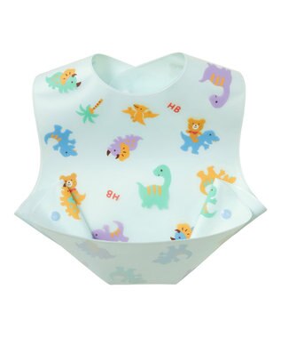 MIKI HOUSE HOT BISCUITS 長袖Tシャツ＆お食事スタイセット【BOX付き】 グリーン