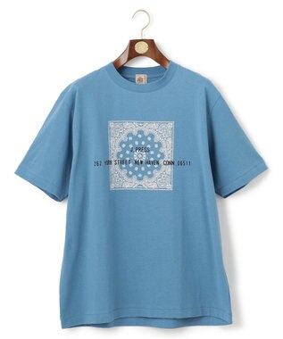  【KING SIZE】ペイズリーバンダナプリントTシャツ