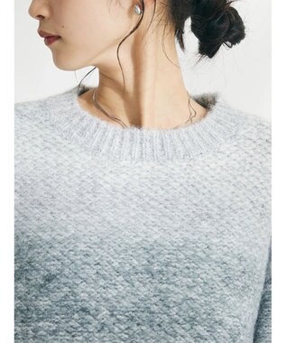 CRAFT STANDARD BOUTIQUE グラデーションクルーネックプルオーバー Gray