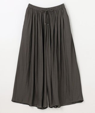 ANY L 【ウエストゴム】リラックススカーチョ チャコール