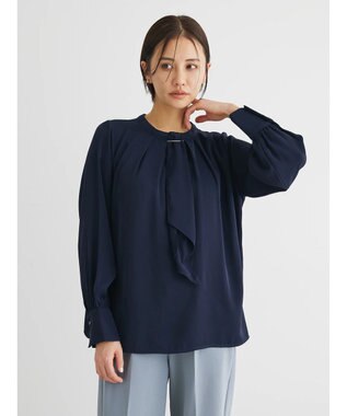 Green Parks ２ｗａｙ　ボウタイアソートブラウス Dark Navy