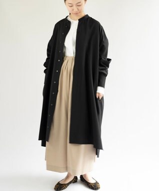 muuc 一年中頼れる  高機能シャツコート ブラック