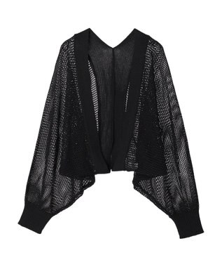 earth music&ecology メッシュボレロ Black