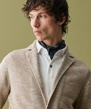 JOSEPH ABBOUD 【日本製】RCF綿ローン ペイズリープリント スカーフ