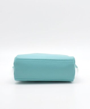 blancle シュリンクレザー ハーフサークルショルダー ロビンエッグブルー