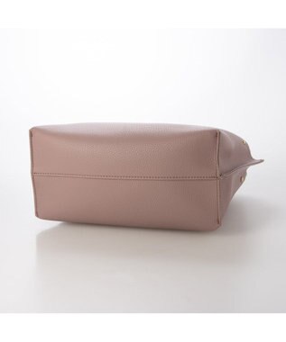 UNBILLION カシュカシュ cachechche / セパレートカラーパーテーショントート ラベンダーグレー