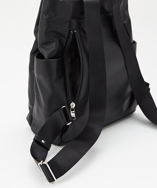 russet ＜約10リットル/690g＞2ハンドルレザーリュックサック(SF-259) Black