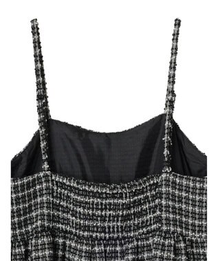 earth music&ecology ツイードキャミチュニック Black