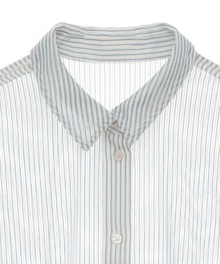 AMERICAN HOLIC メッシュ長袖シャツ【WEB限定カラー有り】 Stripe Blue