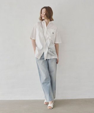 WEGO USPOLOハーフスリーブシャツ ホワイト