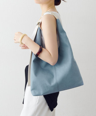 russet ≪A4サイズ収納可能≫デニムホーボーバッグ(CE-1765) Denim