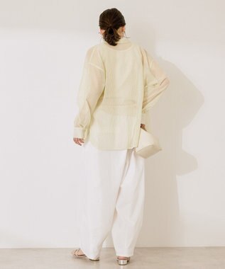 AMERICAN HOLIC メッシュ長袖シャツ【WEB限定カラー有り】 Pistachio