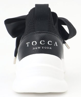 TOCCA POINT OF GLITTER  KNIT SNEAKERS スニーカー ブラック系