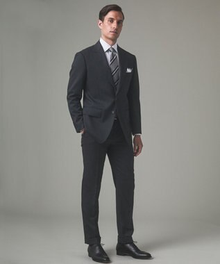 GOTAIRIKU 首にも巻ける【2WAY/日本製】シルク100% ポケットチーフ ライトグレー系