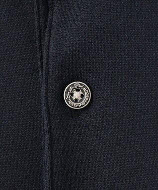JOSEPH ABBOUD MOUNTAIN 【オーガニックコットン使用/JAPANファブリック】アウトドア ポロ ネイビー系