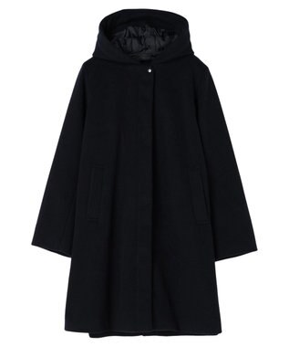 Green Parks ２ｗａｙフード取り外し比翼コート Navy