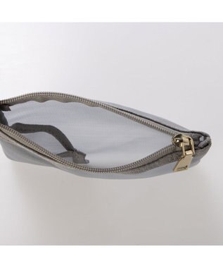 UNBILLION カシュカシュ cachechche / セパレートカラーパーテーショントート ラベンダーグレー