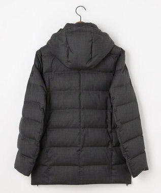 JOSEPH ABBOUD 【フード取り外し可】ライトメリノダウン ブルゾン グレー系