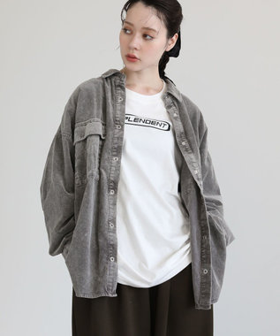 Green Parks ・ＥＬＥＮＣＡＲＥ　ＤＵＥ　ケミカルコーデュロイシャツ