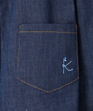 組曲 KIDS 【80-100㎝】デニム ジャンパースカート ブルー系