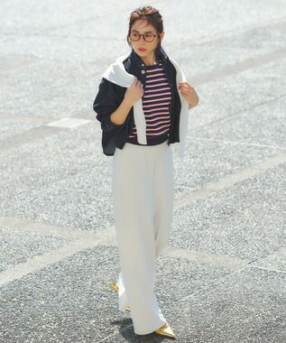 ANY ツインニットセット（ノースリーブニット＋カーディガン） エクリュ