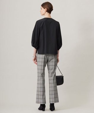 ICB T/Rグレンチェック　セミフレアパンツ グレンチェック系