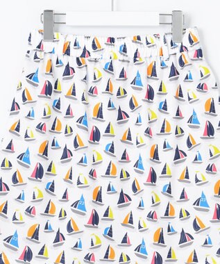 23区GOLF 【WOMEN】【吸水速乾・UVケア】マルチヨットプリント スカート ホワイト系5