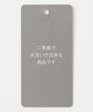 自由区 【洗える】バックサテンアムンゼンストライプ ブラウス ベージュ×オフストライプ