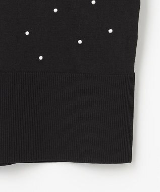 組曲 【WEB限定】ドットニット カーディガン ブラックドット系5